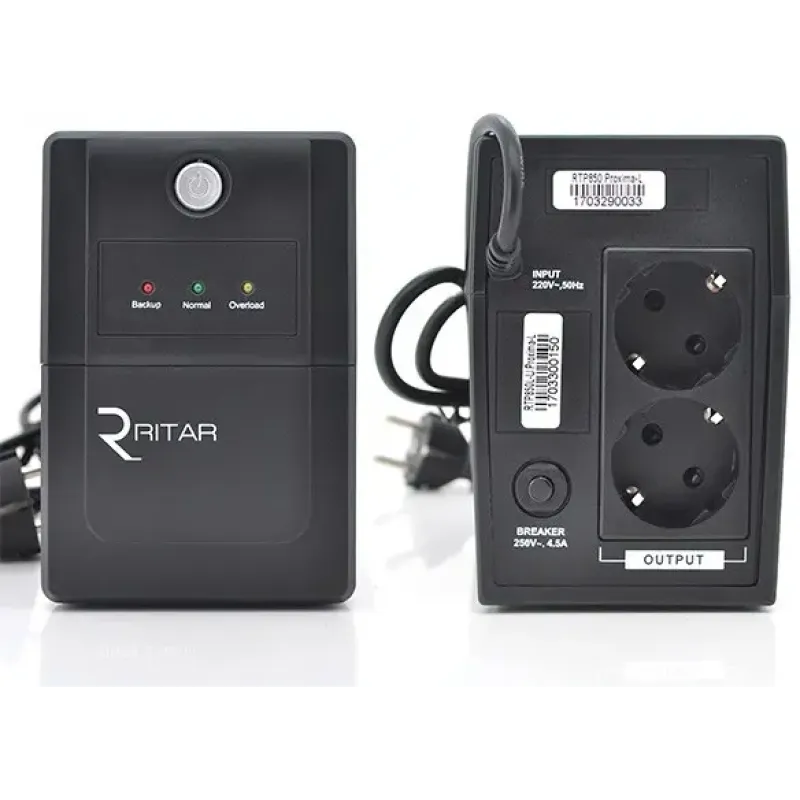ИБП Ritar RTP800 (480W) Proxima-L (RTP800L)