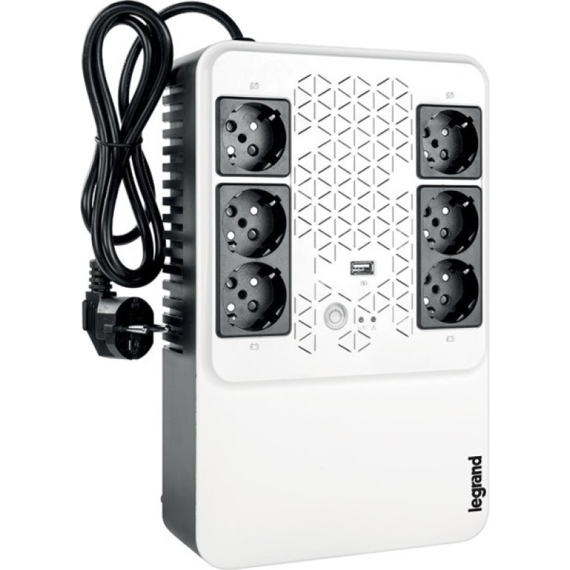 Legrand KEOR MULTIPLUG 600ВА/360Вт, 4+2 хSchuko (310081)