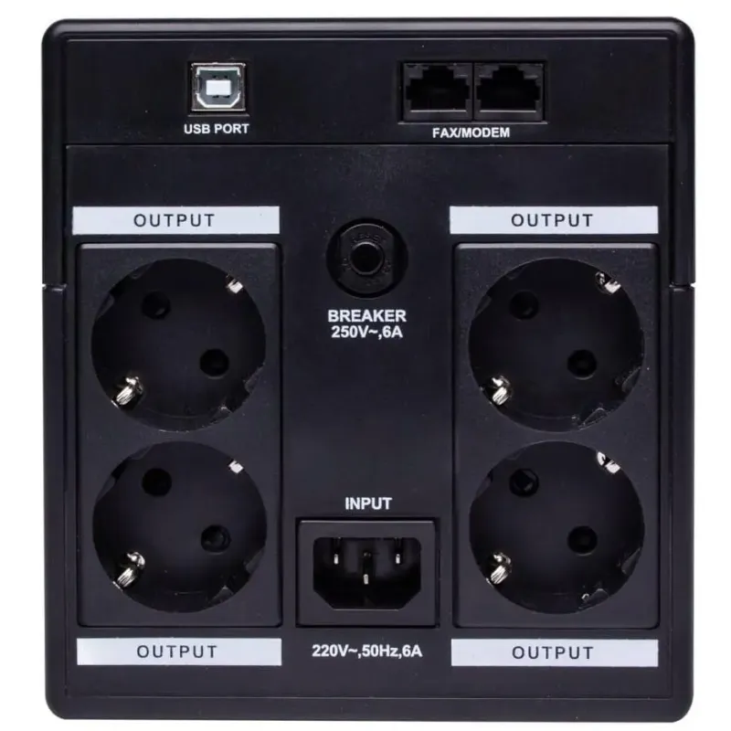 ДБЖ LogicPower LPM-U1100VA-P(770Вт) (LP10358)
