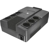 ДБЖ Trust Maxxon 800VA UPS with 6 standard wall power outlets BLACK 23326