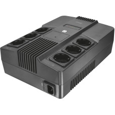 ИБП Trust Maxxon 800VA UPS with 6 standard wall power outlets BLACK 23326