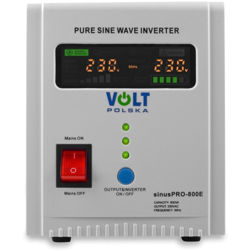 Volt Polska SINUS PRO 800 E 12/230V (500/800W) (3SP080012E)