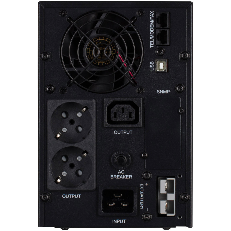 ДБЖ 2E PS2000L, 2000VA/1600W, на зовнішні АКБ 4*12В, 2xSchuko+1xC13 (2E-PS2000L)