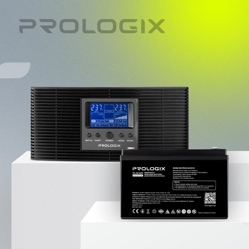 ИБП Prologix  PLP1000XL + PL12-100