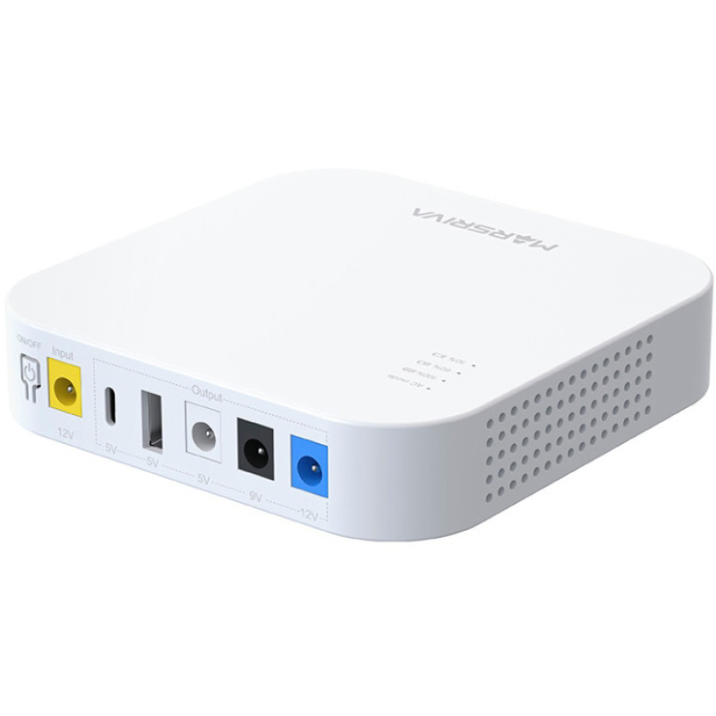 ДБЖ Marsriva DC Router UPS KP4 Max 3xDC+USB+USB-C OUT, 5V/9V/12V 18W 20000 mAh (74Wh) Li-Ion (KP4Max_MARSRIVA)