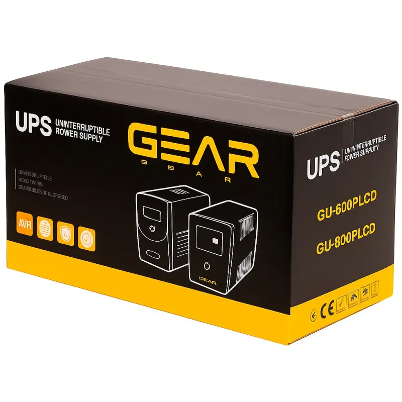 ИБП GEAR GU-800PLCD