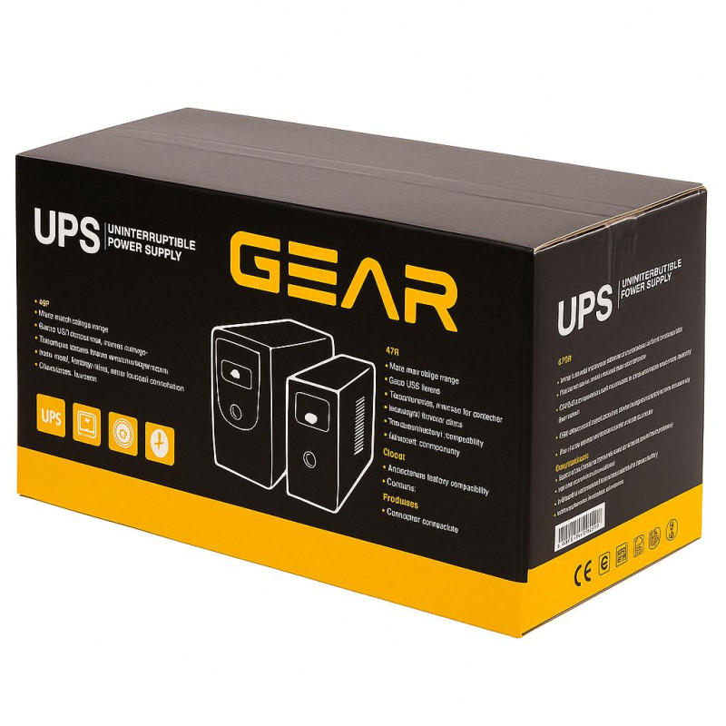ДБЖ GEAR GU-1000PLCD