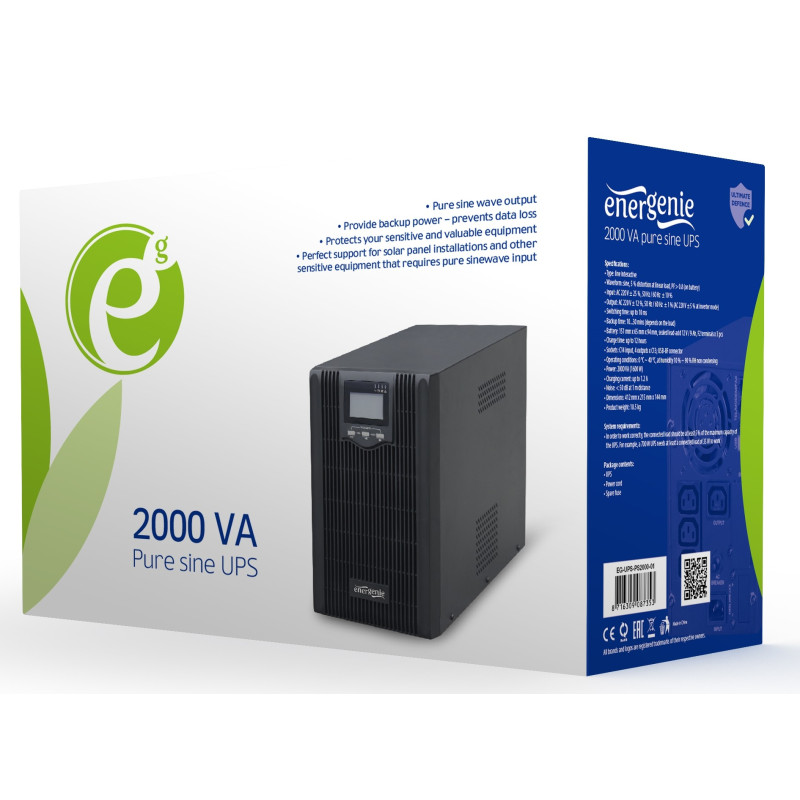ДБЖ EnerGenie  EG-UPS-PS2000-01