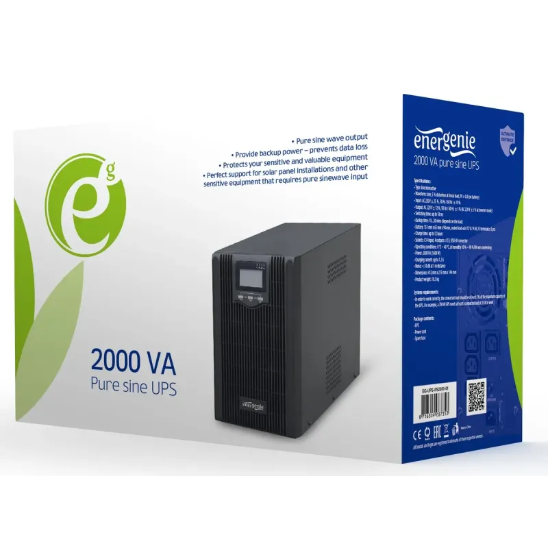 ДБЖ EnerGenie  EG-UPS-PS2000-01