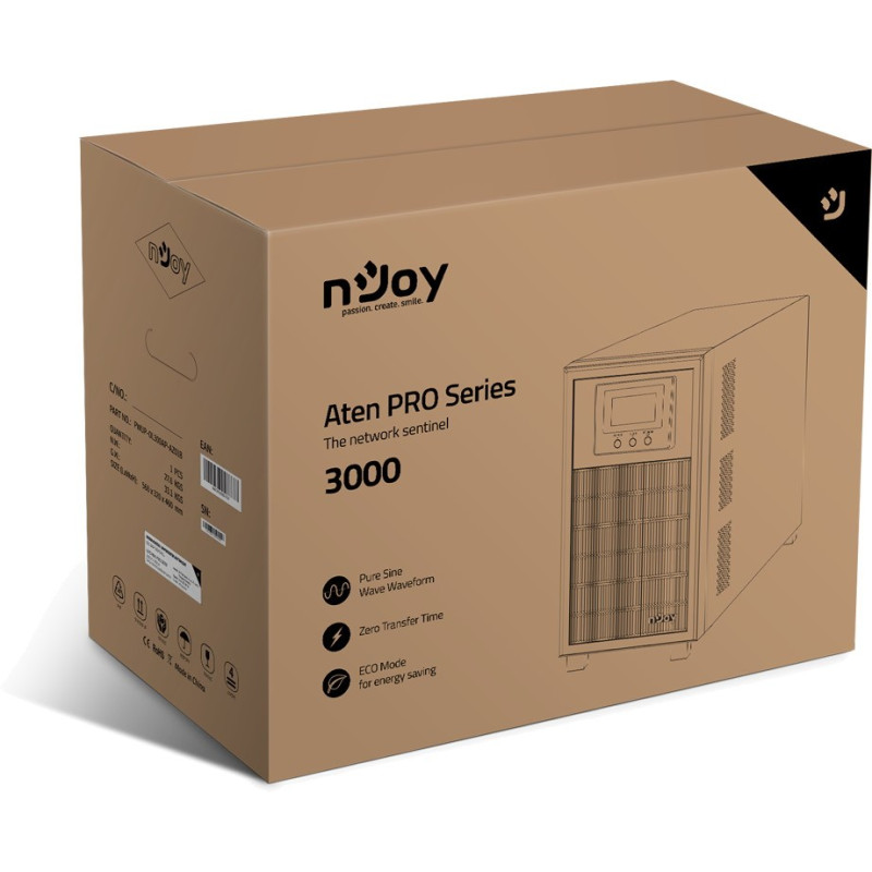 ДБЖ NJOY Aten Pro 3000 (PWUP-OL300AP-AZ01B)