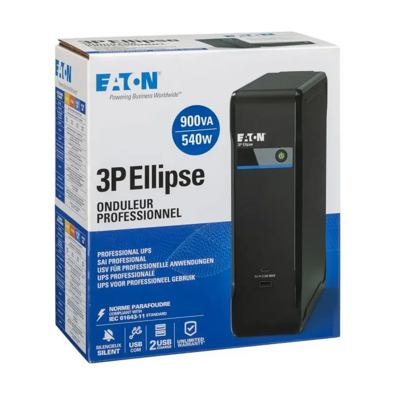 ДБЖ Eaton 3P Ellipse 900 USB DIN (3P900UD)