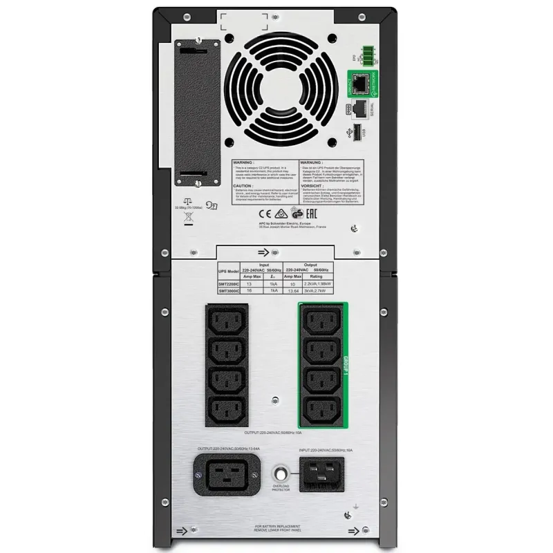 ДБЖ APC Smart-UPS 2200VA 230V LCD IEC w/SmartConnect (SMT2200IC)