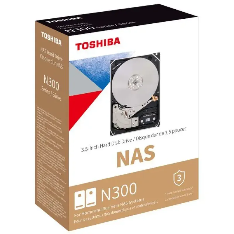 Внутренний HDD Toshiba N300 14 TB (HDWG51EUZSVA)