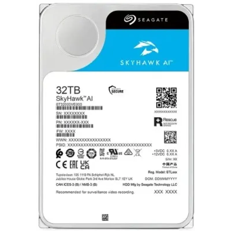 Внутренний HDD Seagate SkyHawk AI 32 TB (ST32000VE000)