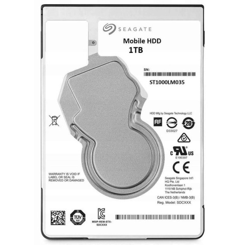 Внутренний HDD Seagate Mobile HDD ST1000LM035
