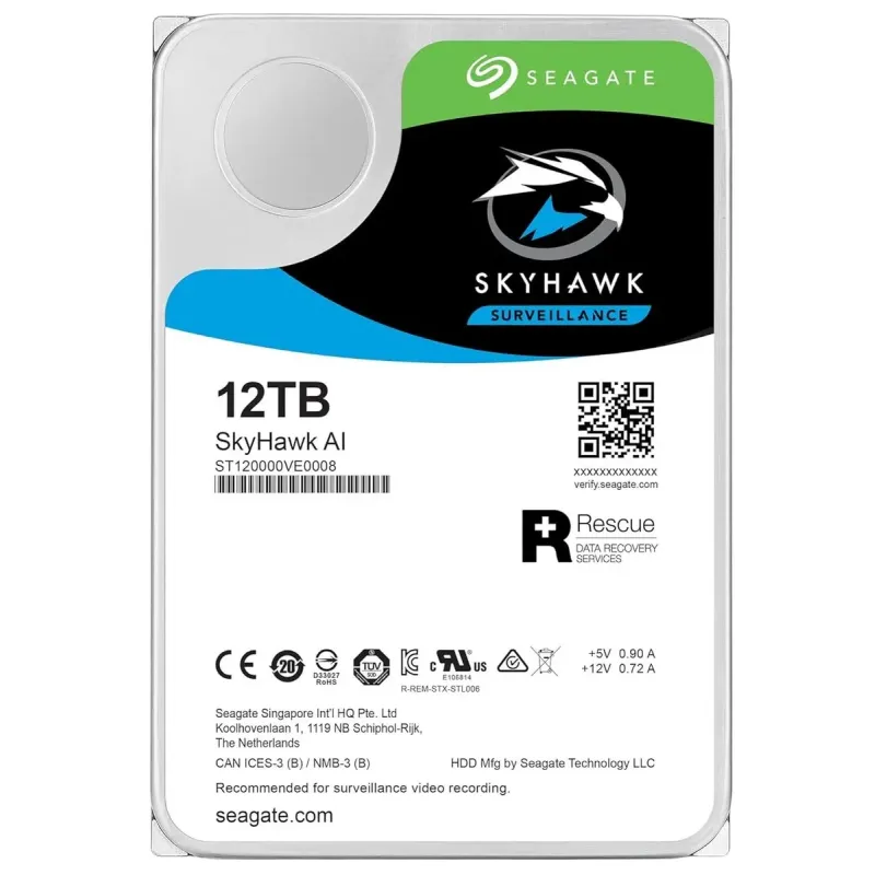 Внутренний HDD Seagate SkyHawk AI 12 TB (ST12000VE003)