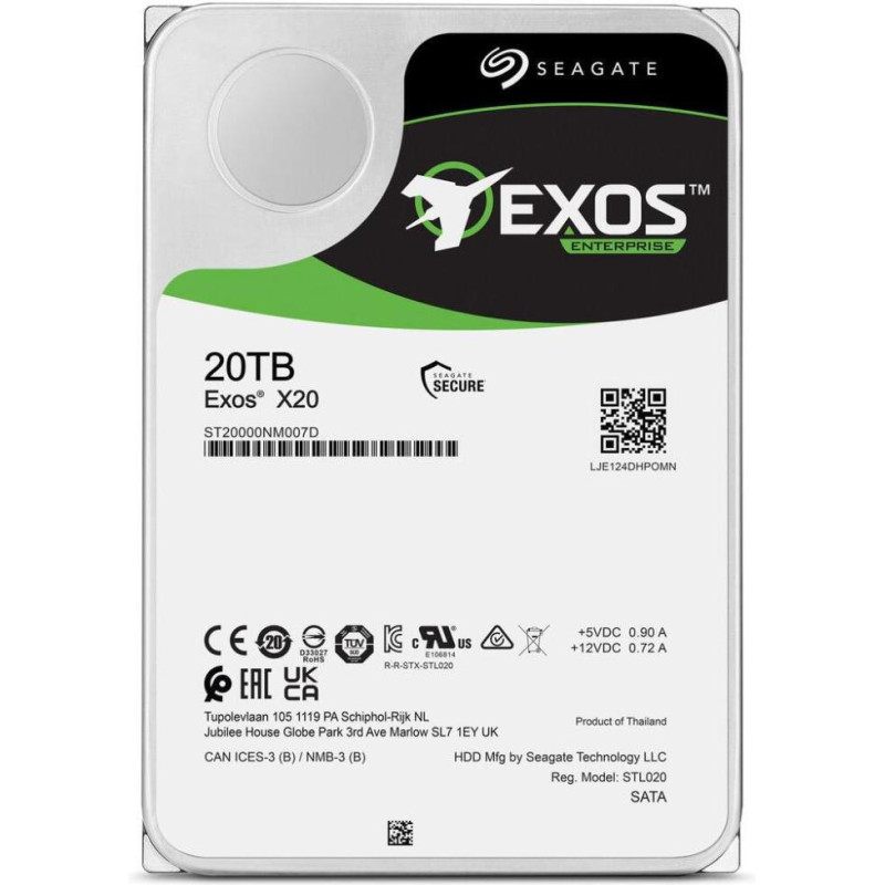 Внутренний HDD Seagate Exos X24 20 TB (ST20000NM007H)