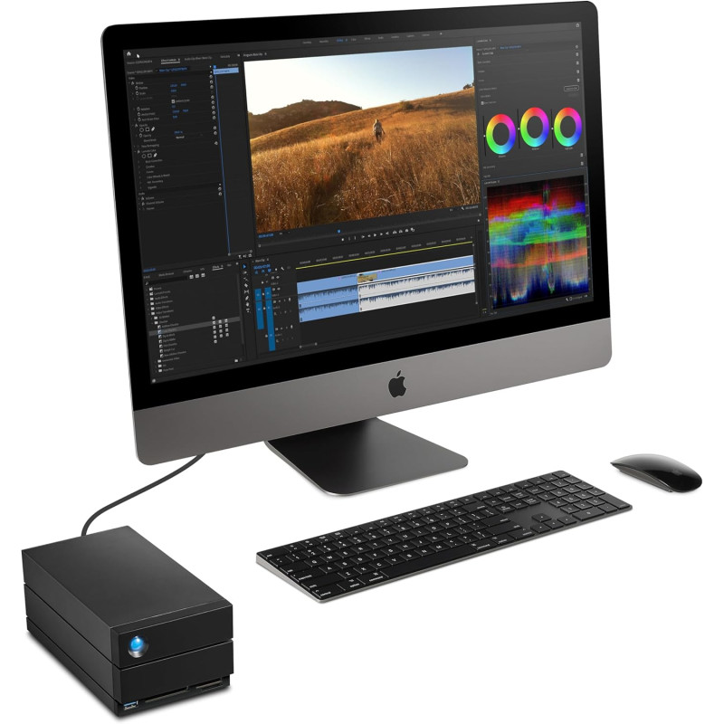 Внешний жесткий диск LaCie 2big Dock Thunderbolt 3 40TB (STLG40000400)
