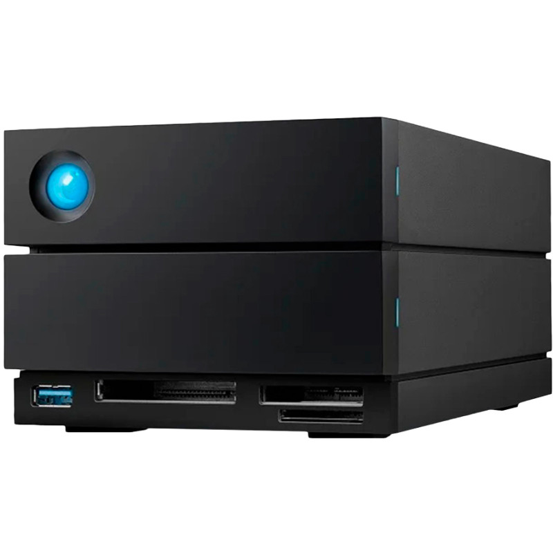 Внешний жесткий диск LaCie 2big Dock Thunderbolt 3 60TB TB3/USB3.2 Black (STLG60000400)