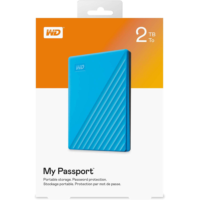 Зовнішній жорсткий диск WD My Passport 2 TB Sky (WDBYVG0020BBL-WESN)