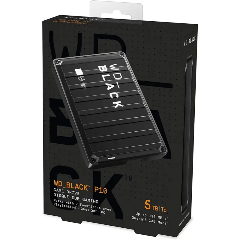Внешний жесткий диск WD BLACK P10 Game Drive 5 TB (WDBA3A0050BBK-WESN)