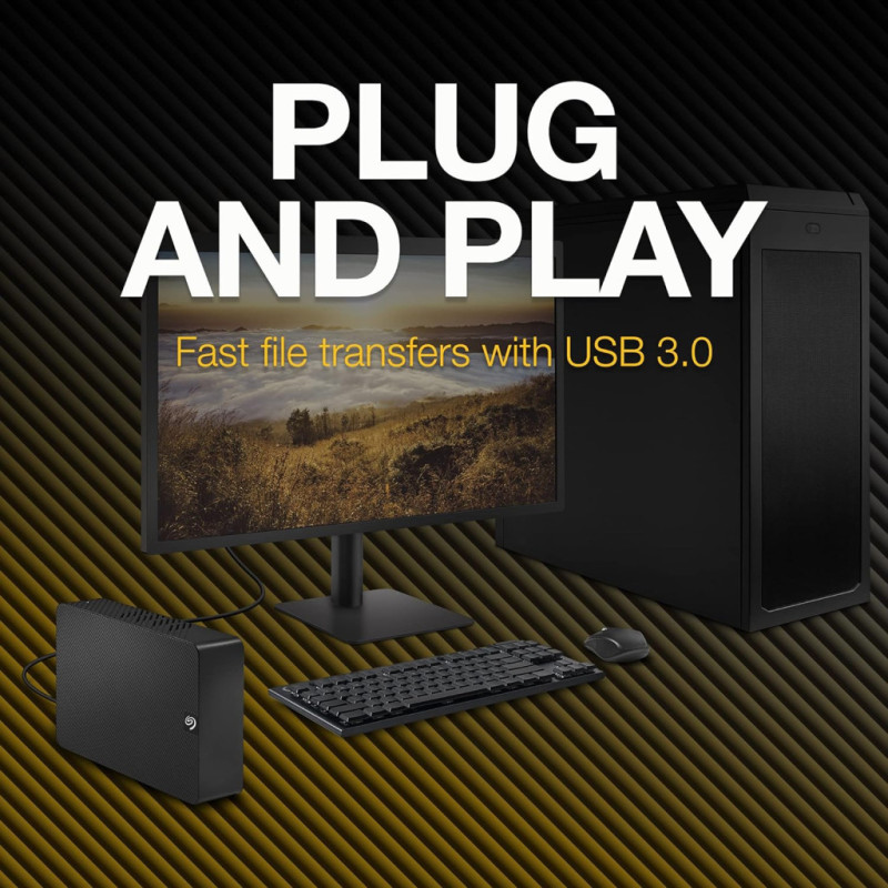 Зовнішній жорсткий диск Seagate Expansion Desktop 24 TB (STKP24000400)