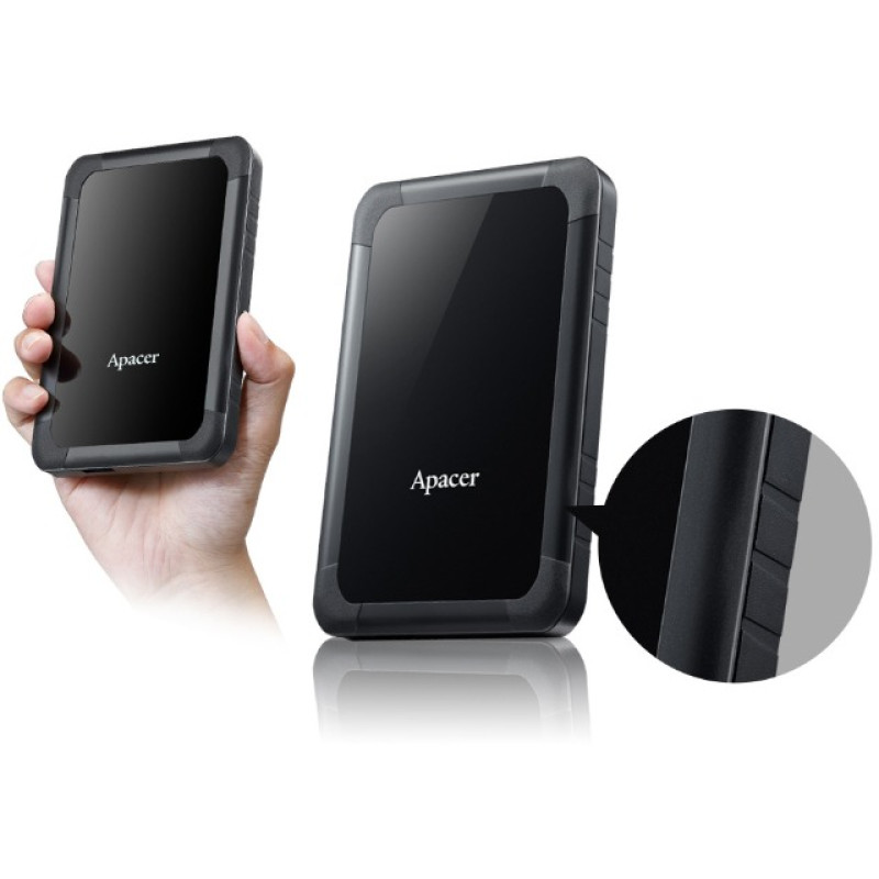 Зовнішній жорсткий диск Apacer AC532 1 TB Black (AP1TBAC532B-1)