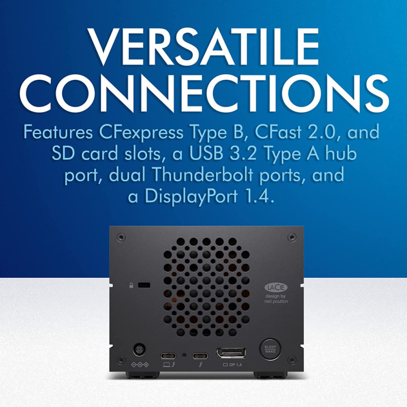 Зовнішній жорсткий диск LaCie 2big Dock 20 TB (STLG20000400)