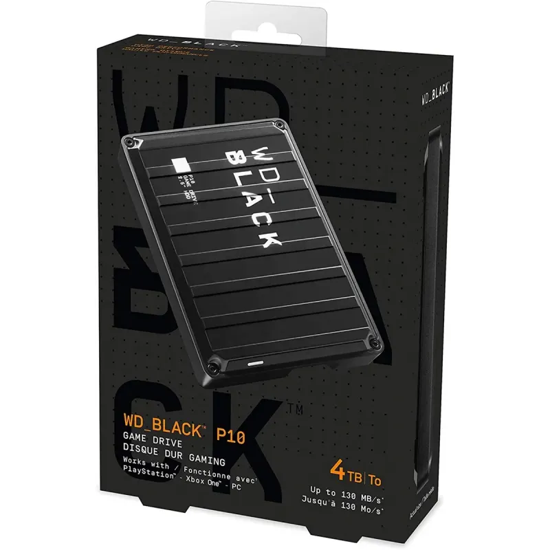 Внешний жесткий диск WD BLACK P10 Game Drive 4 TB (WDBA3A0040BBK-WESN)