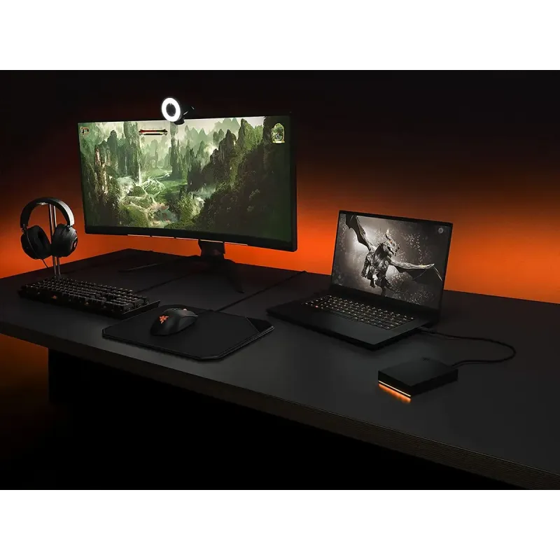 Внешний жесткий диск Seagate FireCuda Gaming Hard Drive 5 TB Black (STKL5000400)