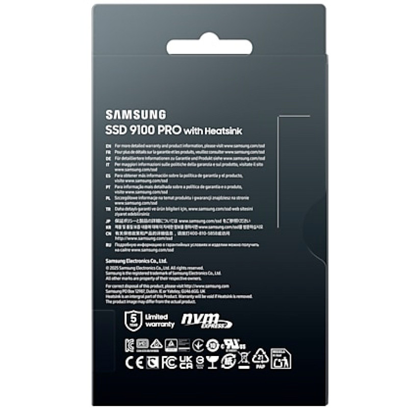 Samsung 9100 PRO 1 TB with Heatsink (MZ-VAP1T0CW)