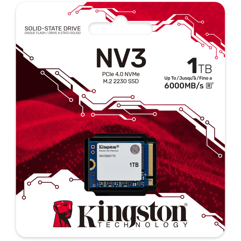 SSD накопичувач Kingston NV3 1 TB (SNV3SM3/1T0)