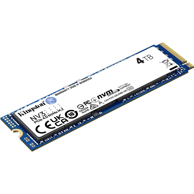 Kingston M.2 4TB PCIe 4.0 NV3 (SNV3S/4000G)