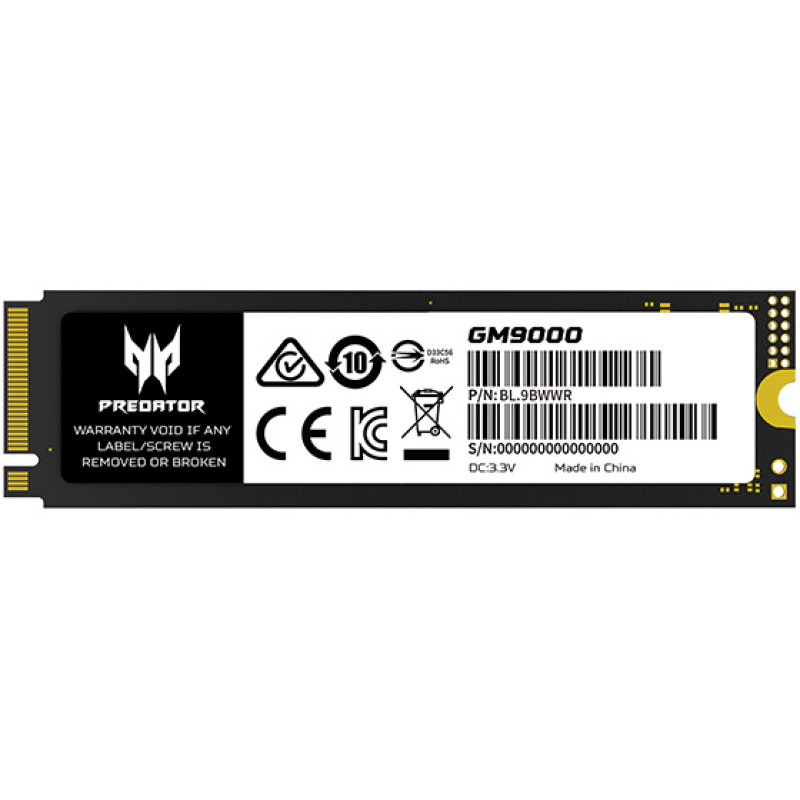 SSD накопитель Acer Predator GM9000 2 TB (BL.9BWWR.130)