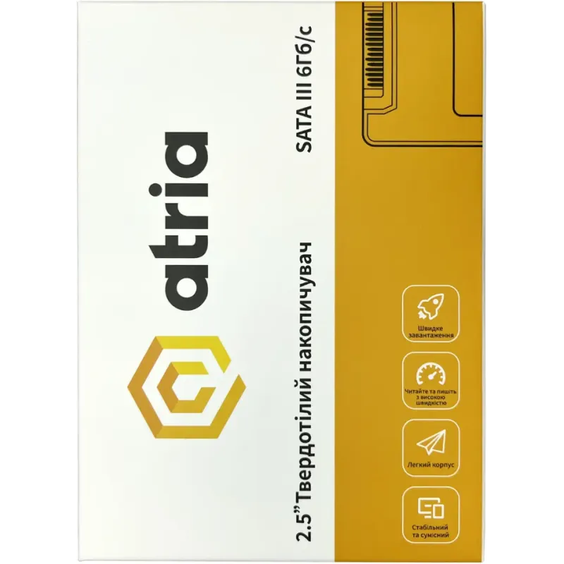 SSD накопитель ATRIA XT200 256 GB (ATSATXT200/256)