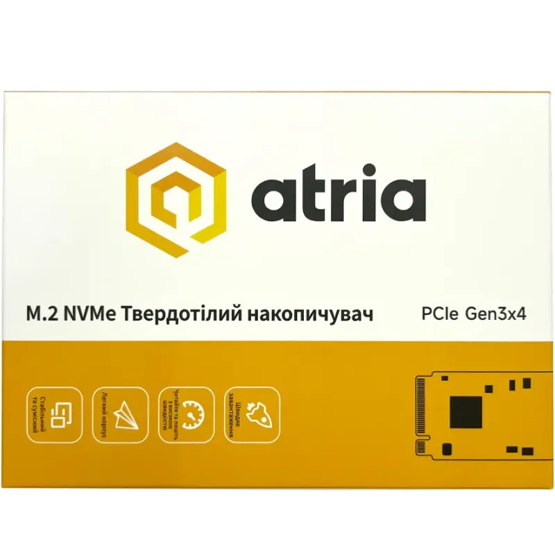 SSD накопичувач ATRIA X500S 256 GB (ATNVMX500S/256)