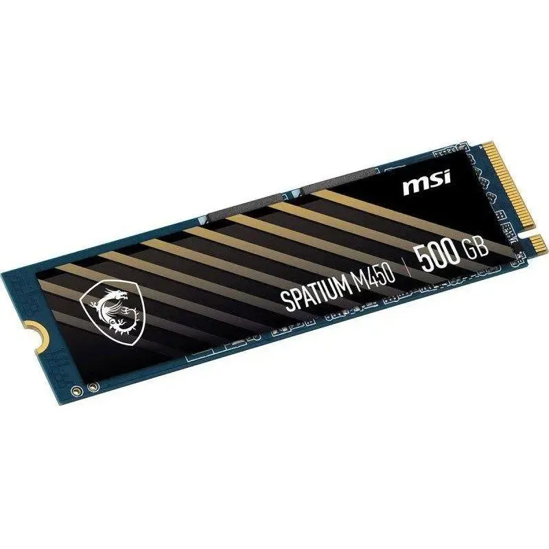 SSD накопитель MSI Spatium M450 V1 M.2 2280 PCIe 4.0 x4 NVMe 3D NAND TLC (S78-440K380-P83)