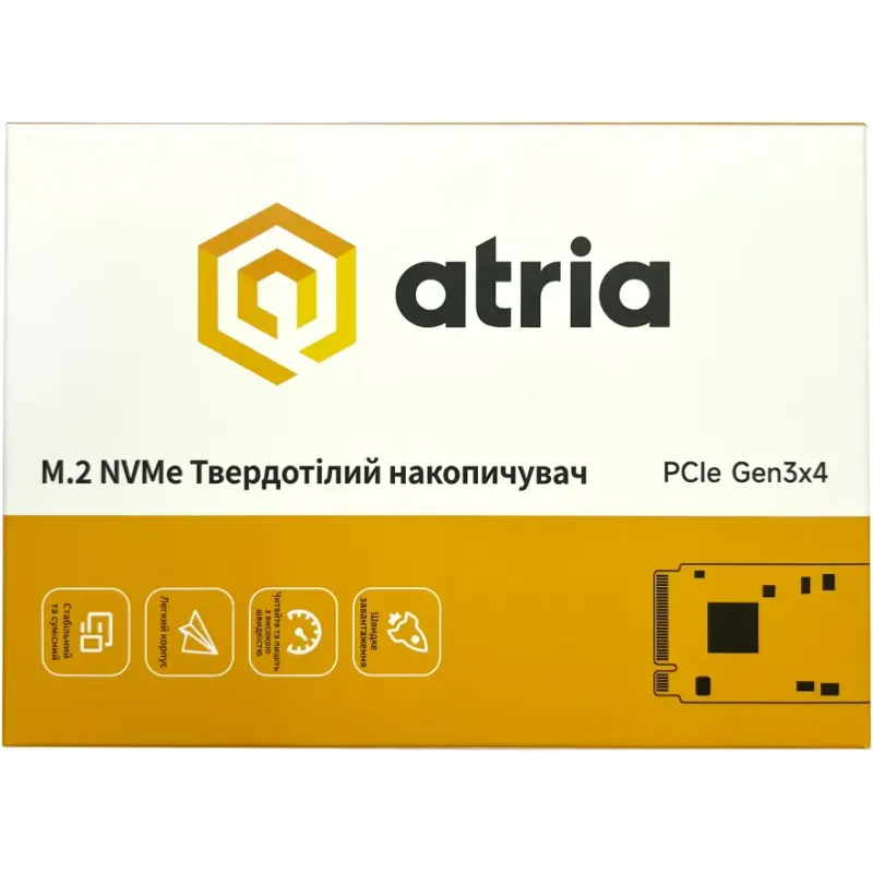 SSD накопитель ATRIA X500S 512 GB (ATNVMX500S/512)
