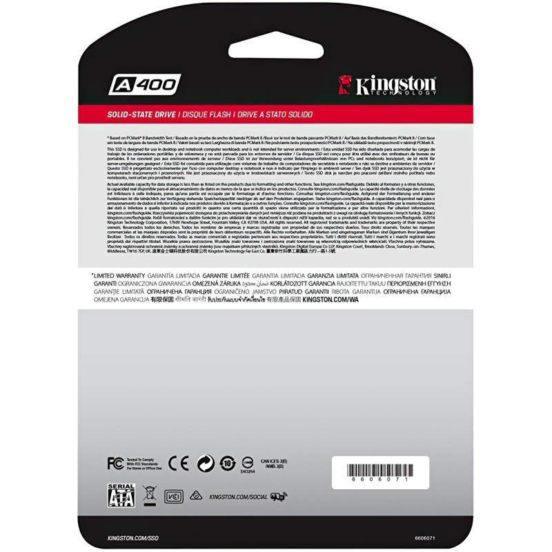 Kingston SSDNow A400 480 GB (SA400S37/480G)