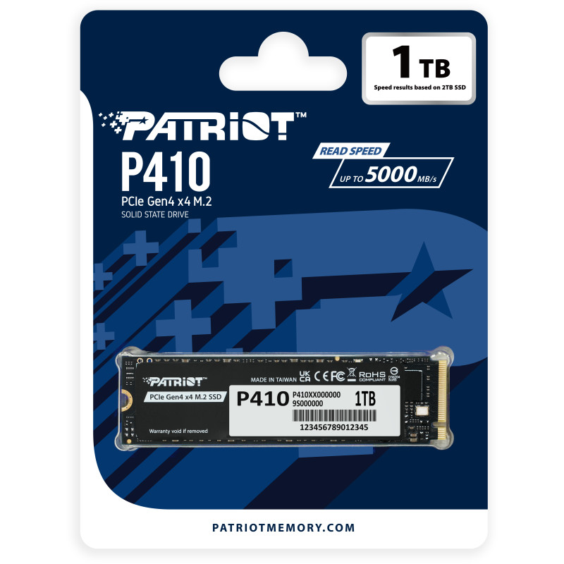 SSD накопичувач PATRIOT P410 1 TB (P410P1TBM28H)