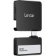 Lexar SL400 Professional Go Portable with Hub 1 TB Black (LSL400S001T-RNBNG)