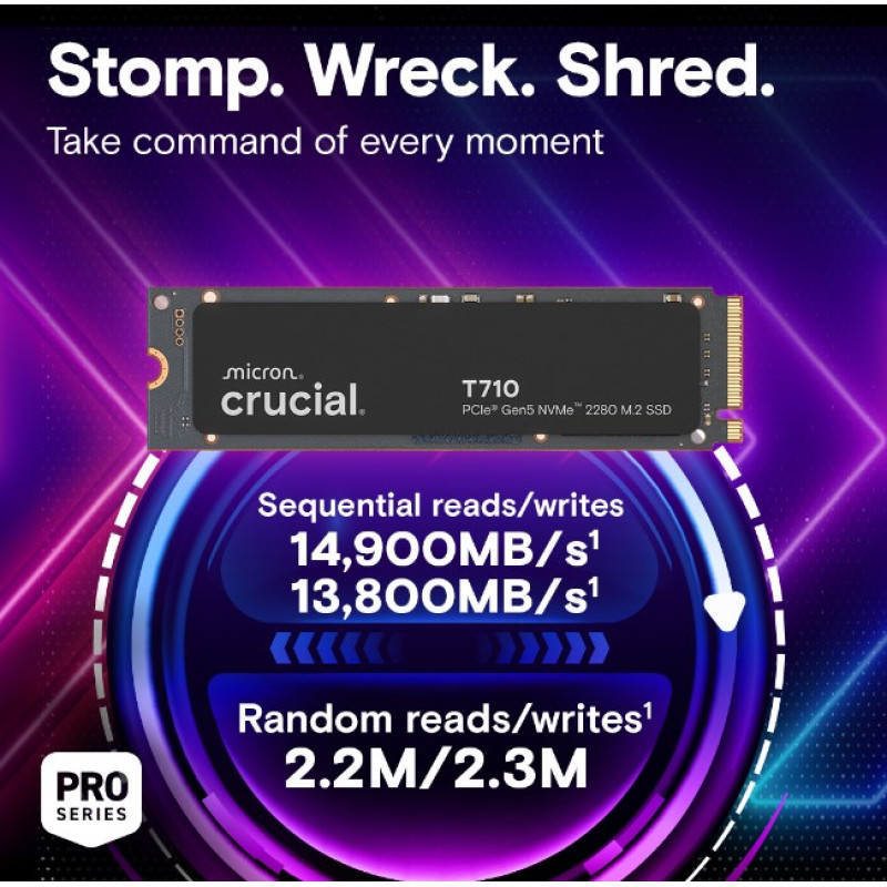 SSD накопичувач Crucial T710 4 TB (CT4000T710SSD8)