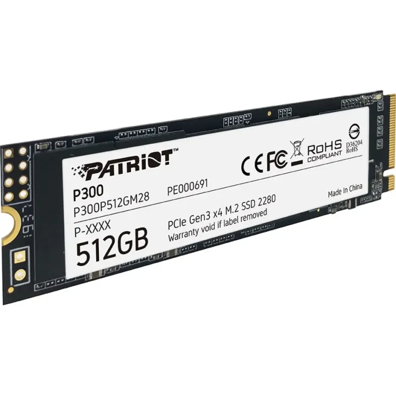 SSD накопичувач PATRIOT P300 512 GB (P300P512GM28)