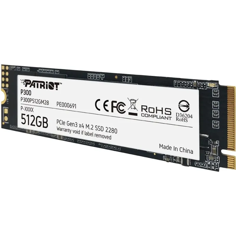 SSD накопичувач PATRIOT P300 512 GB (P300P512GM28)