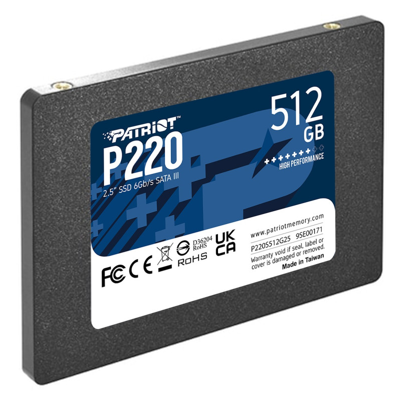 SSD накопичувач PATRIOT P220 512 GB (P220S512G25)