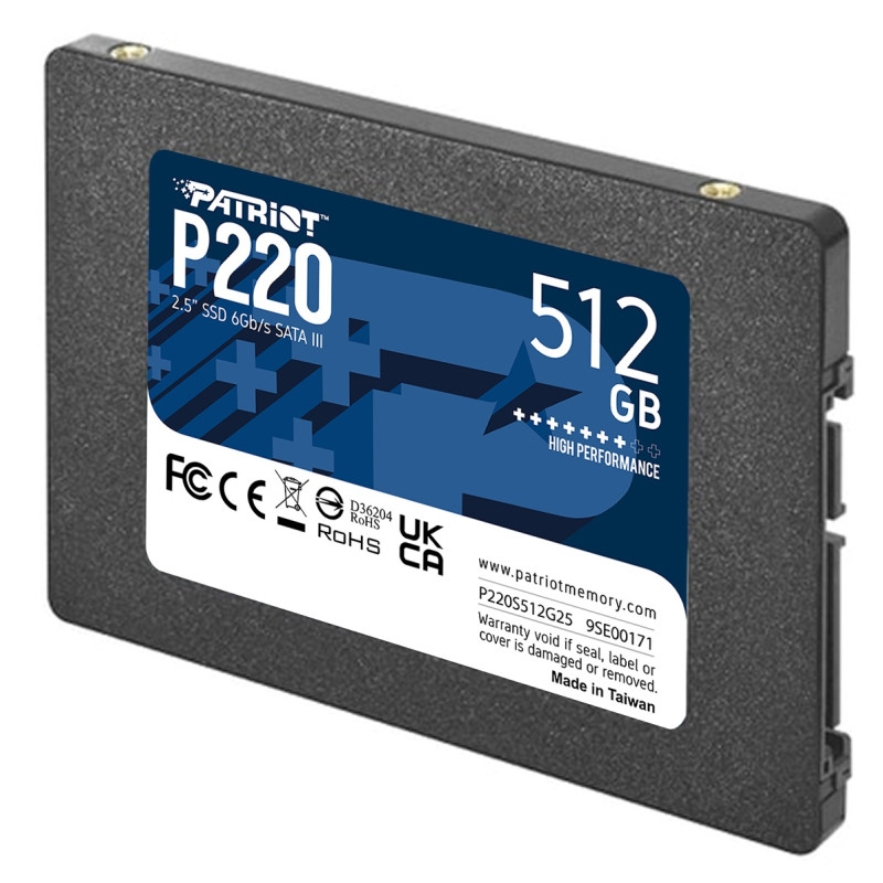 SSD накопичувач PATRIOT P220 512 GB (P220S512G25)