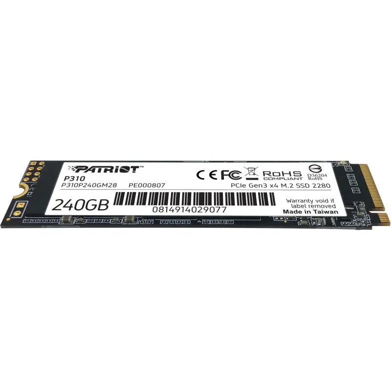 SSD накопитель PATRIOT P310 240 GB (P310P240GM28)