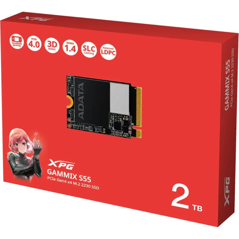SSD накопитель ADATA GAMMIX S55 2 TB (SGAMMIXS55-2T-C)
