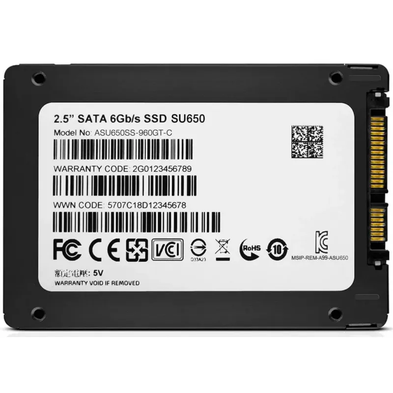 SSD накопитель ADATA Ultimate SU650 960 GB (ASU650SS-960GT-R)