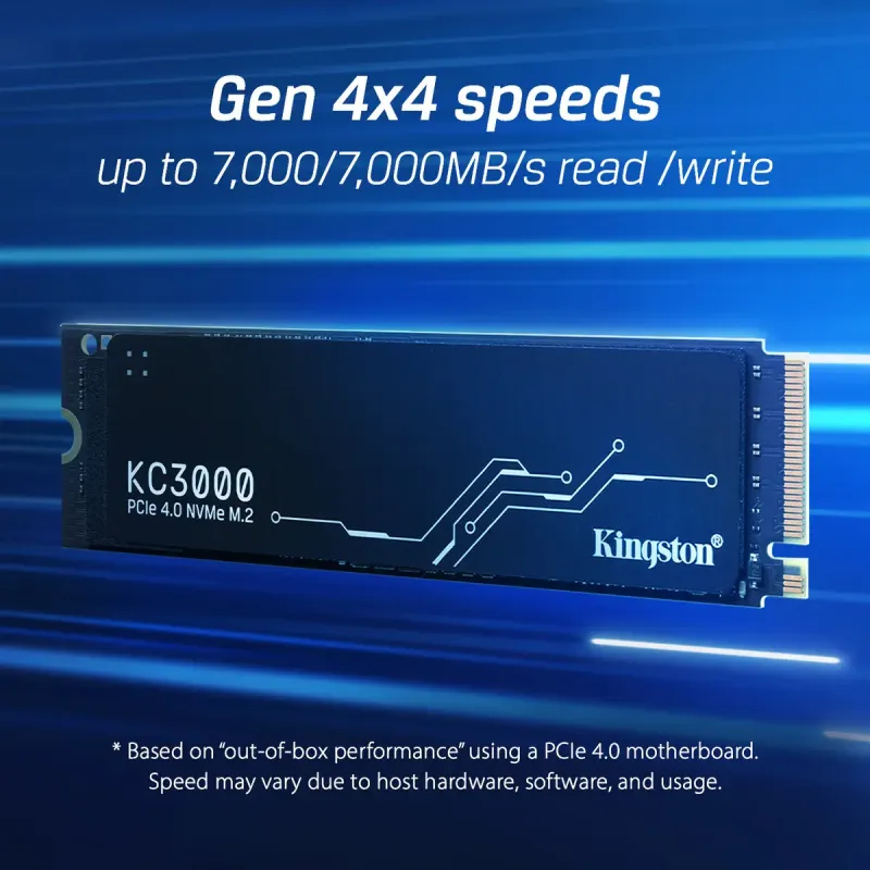 SSD накопитель Kingston KC3000 1024 GB (SKC3000S/1024G)